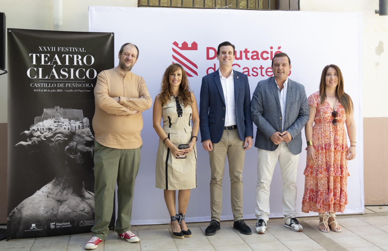 La Diputación de Castellón sube el telón de la XXVII edición del Festival de Teatro Clásico Castillo de Peñíscola