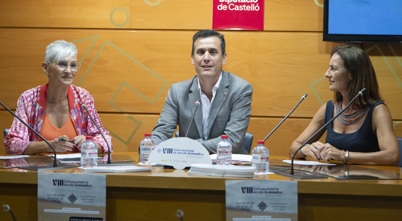 La Diputació de Castelló acull la presentació de la VIII edició de la Fira Nacional de Novel·la Romàntica