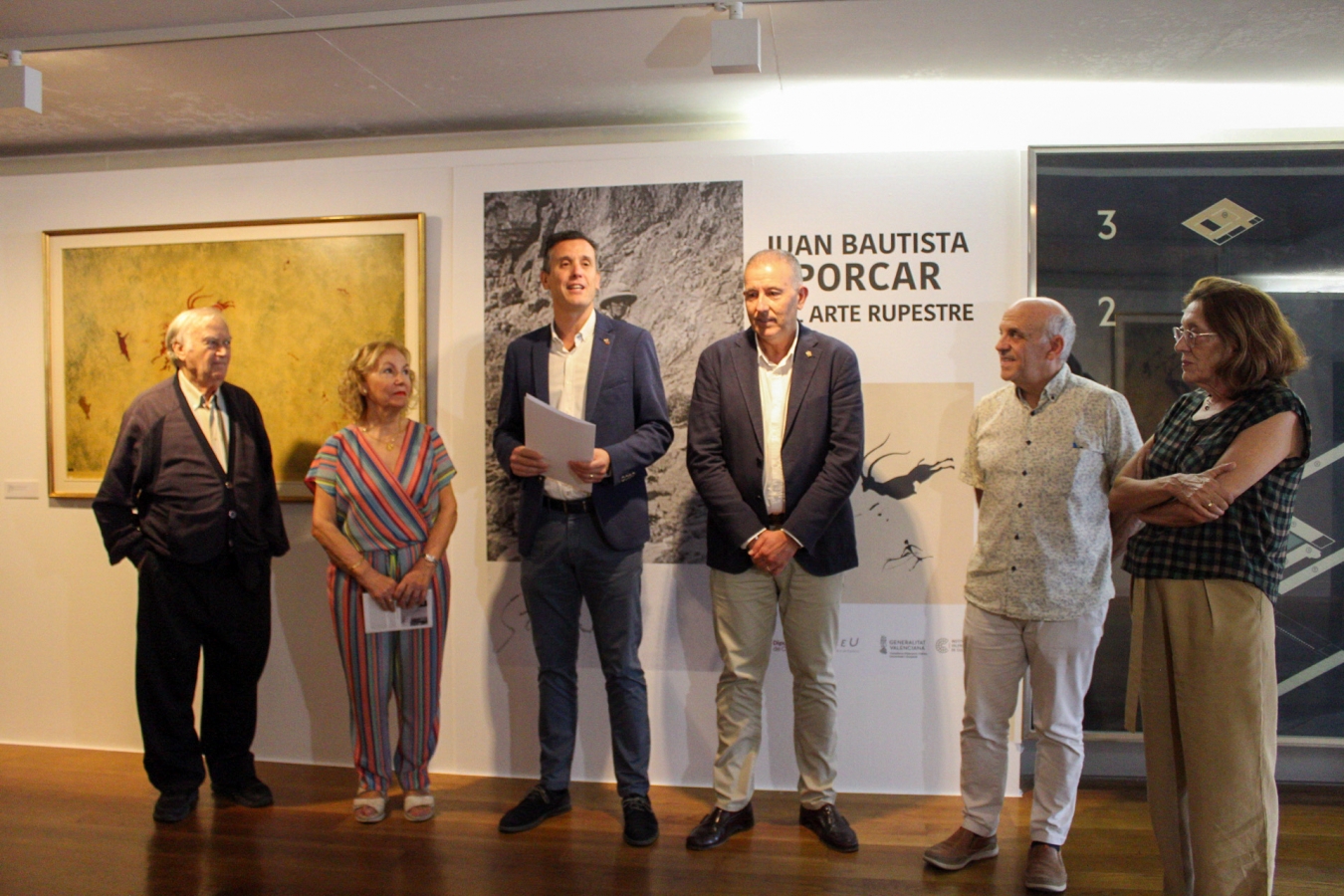 La Diputació de Castelló enaltix la figura de l'artista i arqueòleg Porcar en l'exposició 'Juan Bautista Porcar i l'Art Rupestre'