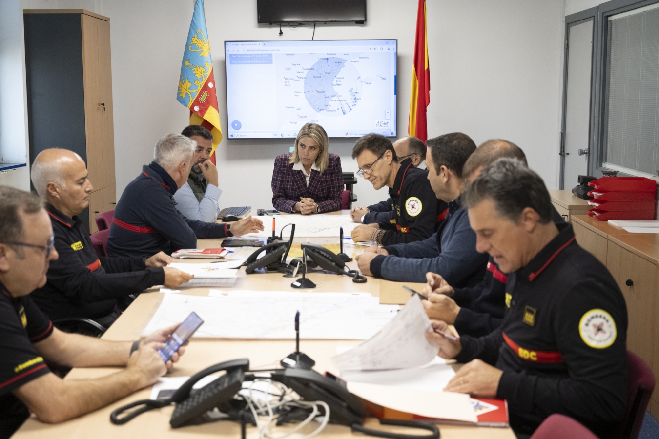 La Diputació de Castelló activa de manera preventiva el dispositiu de pluges en tota la província