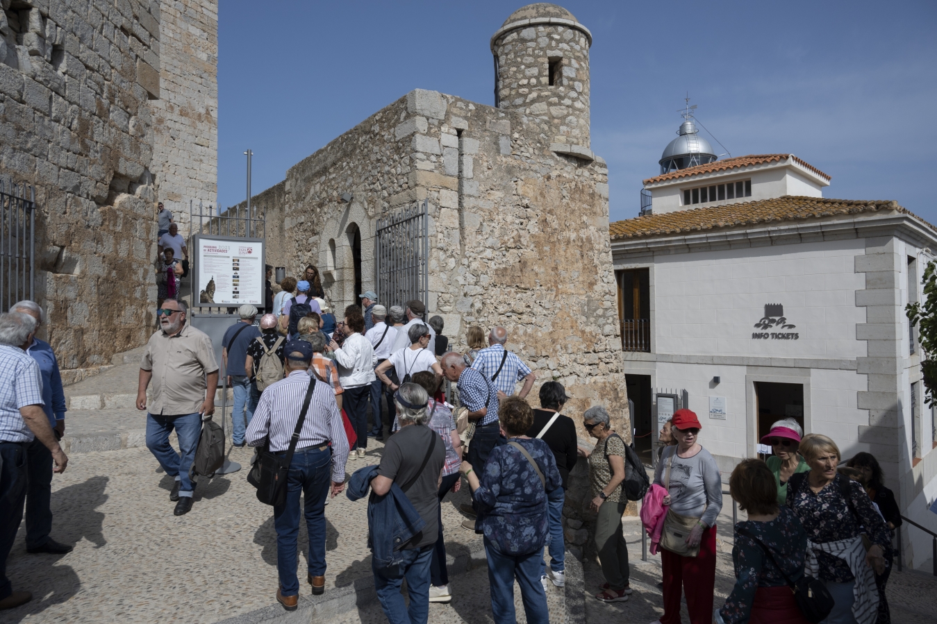 El Castell de Peníscola torna a batre rècords i tanca l'any 2024 amb 342.556 visitants