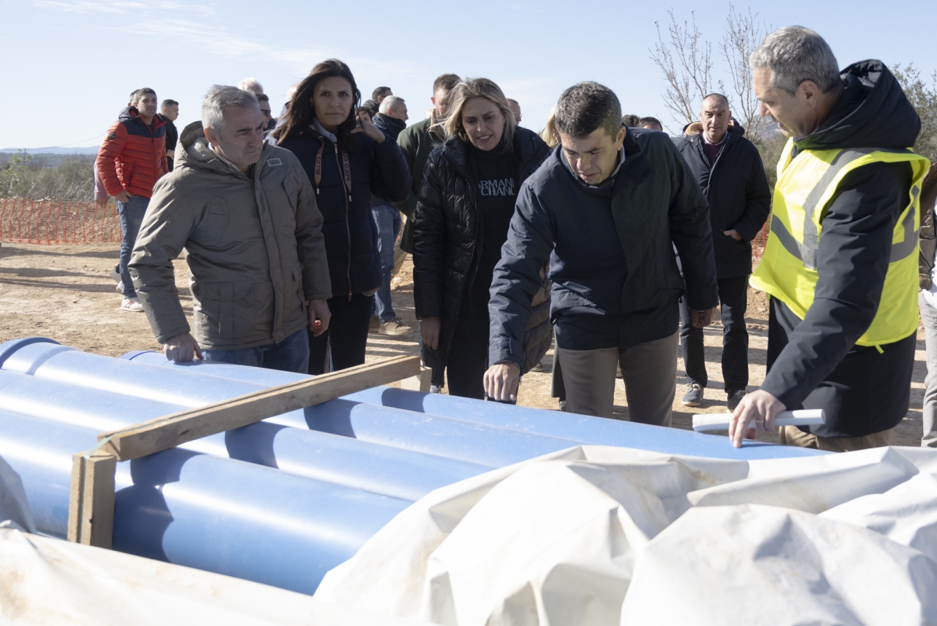 Marta Barrachina y Carlos Mazón reafirman su frente común para garantizar el abastecimiento de agua potable en la provincia de Castellón