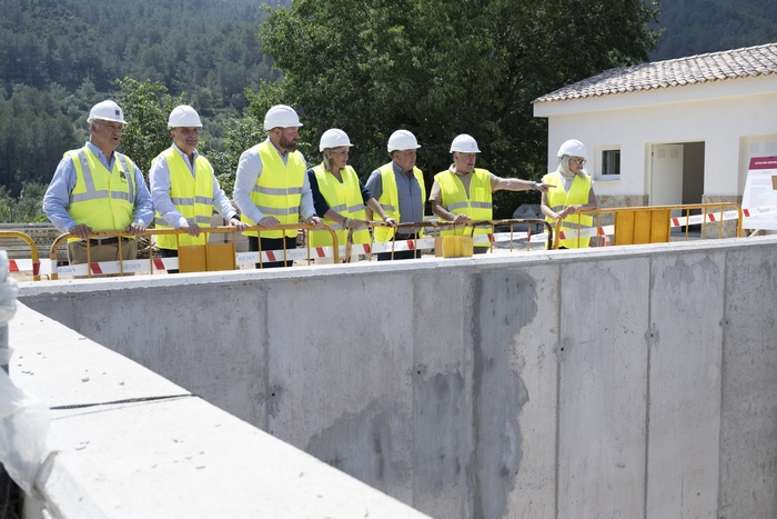 Marta Barrachina destaca el compromiso de la Diputación por garantizar la depuración de aguas en toda la provincia con 14 actuaciones iniciadas y la inversión de 9,6 millones de euros