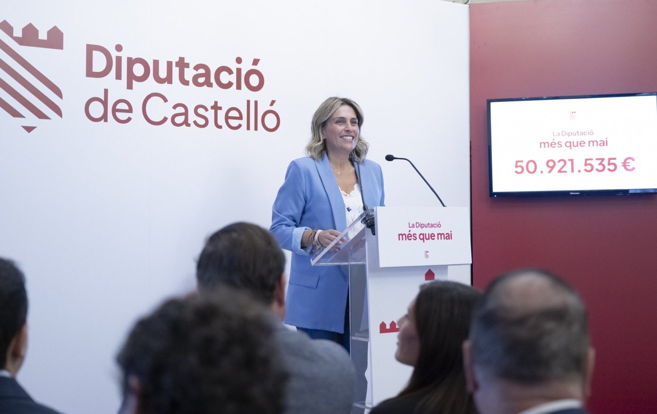Marta Barrachina garantiza una inversión de 50,9 millones de euros directa a los municipios frente a la infrafinanciación del Gobierno de España a los ayuntamientos de la provincia
