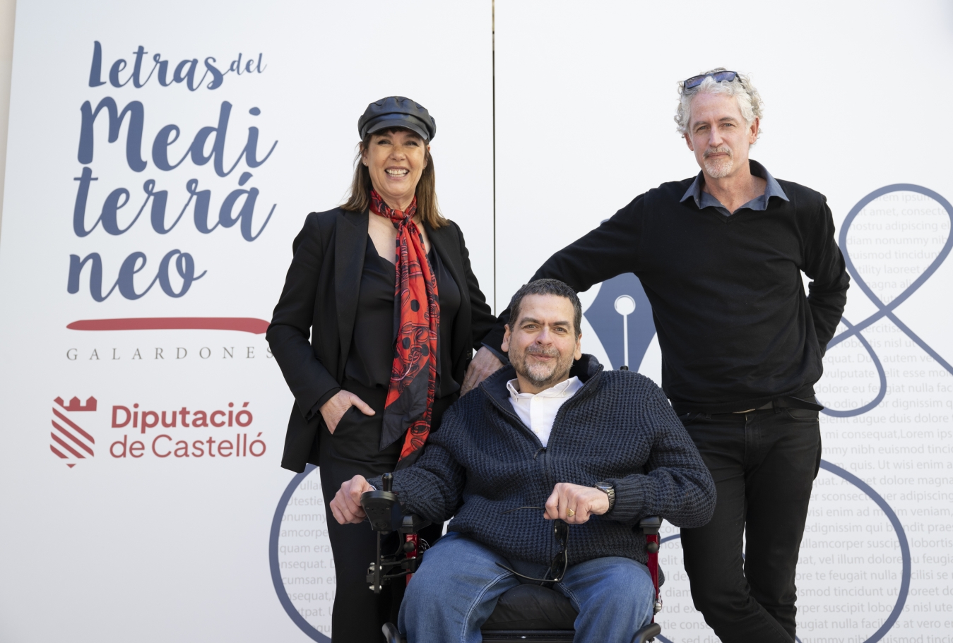La Diputació de Castelló reconeixerà els treballs de Juan Ramón Biedma, Mabel Lozano i José Ángel Mañas en la Gala Letras del Mediterráneo 2025