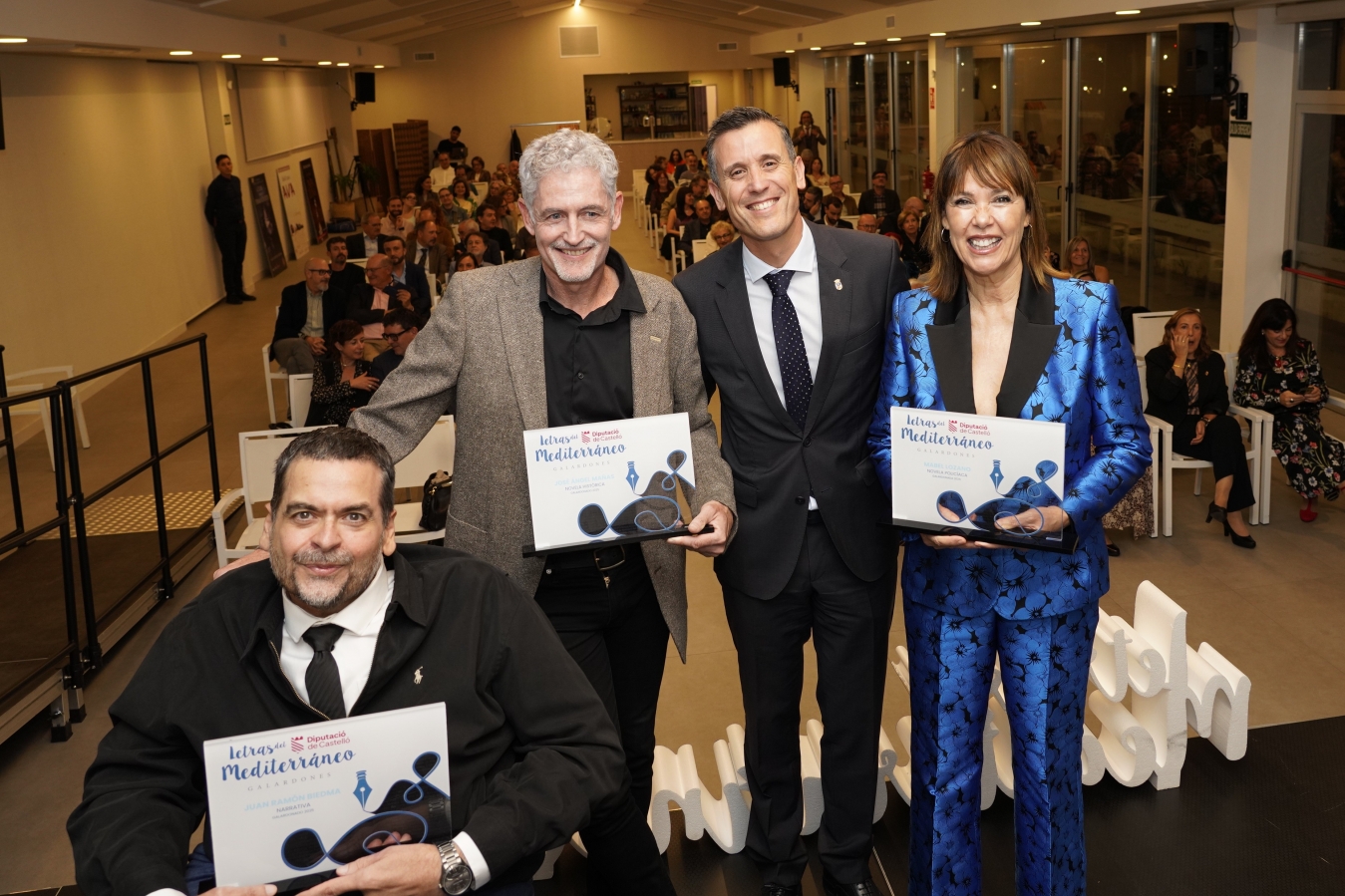 La Diputación refuerza la proyección de la provincia de Castellón como escenario literario en la gala Letras del Mediterráneo 2025