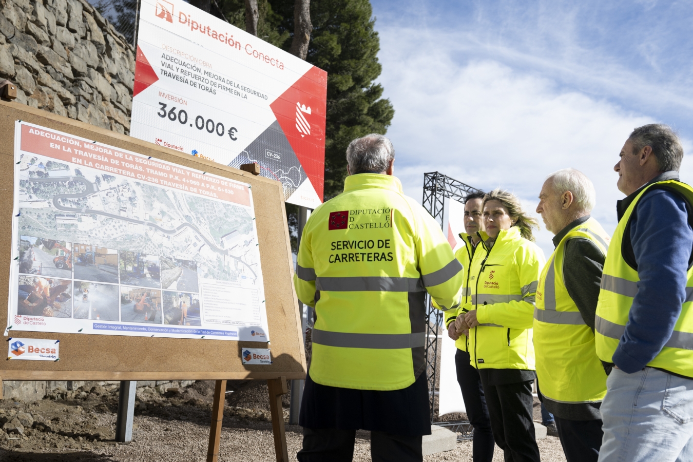 La Diputación de Castellón actúa en la mejora integral de infraestructuras para reforzar la accesibilidad y movilidad en Torás   