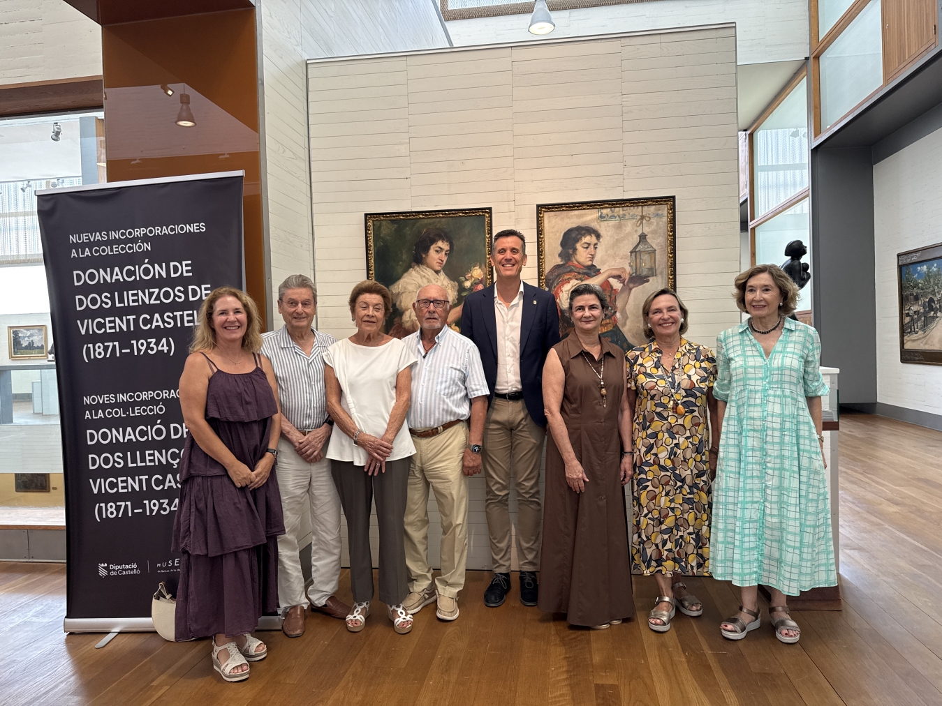El patrimonio cultural y artístico de la provincia de Castellón se enriquece con la donación de dos lienzos de Vicent Castell