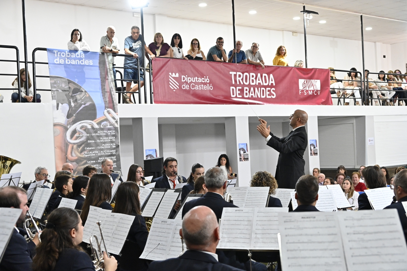 La Diputación de Castellón congrega a más de 200 músicos de siete bandas de música en la XXXI Trobada de Bandes Els Ports – Alt Maestrat
